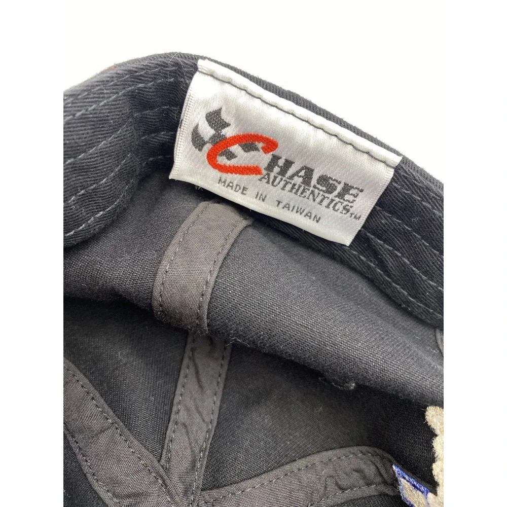 Vintage Dale‎ Earnhardt #3 NASCAR Hat Cap Chase Authentics Black Strapback